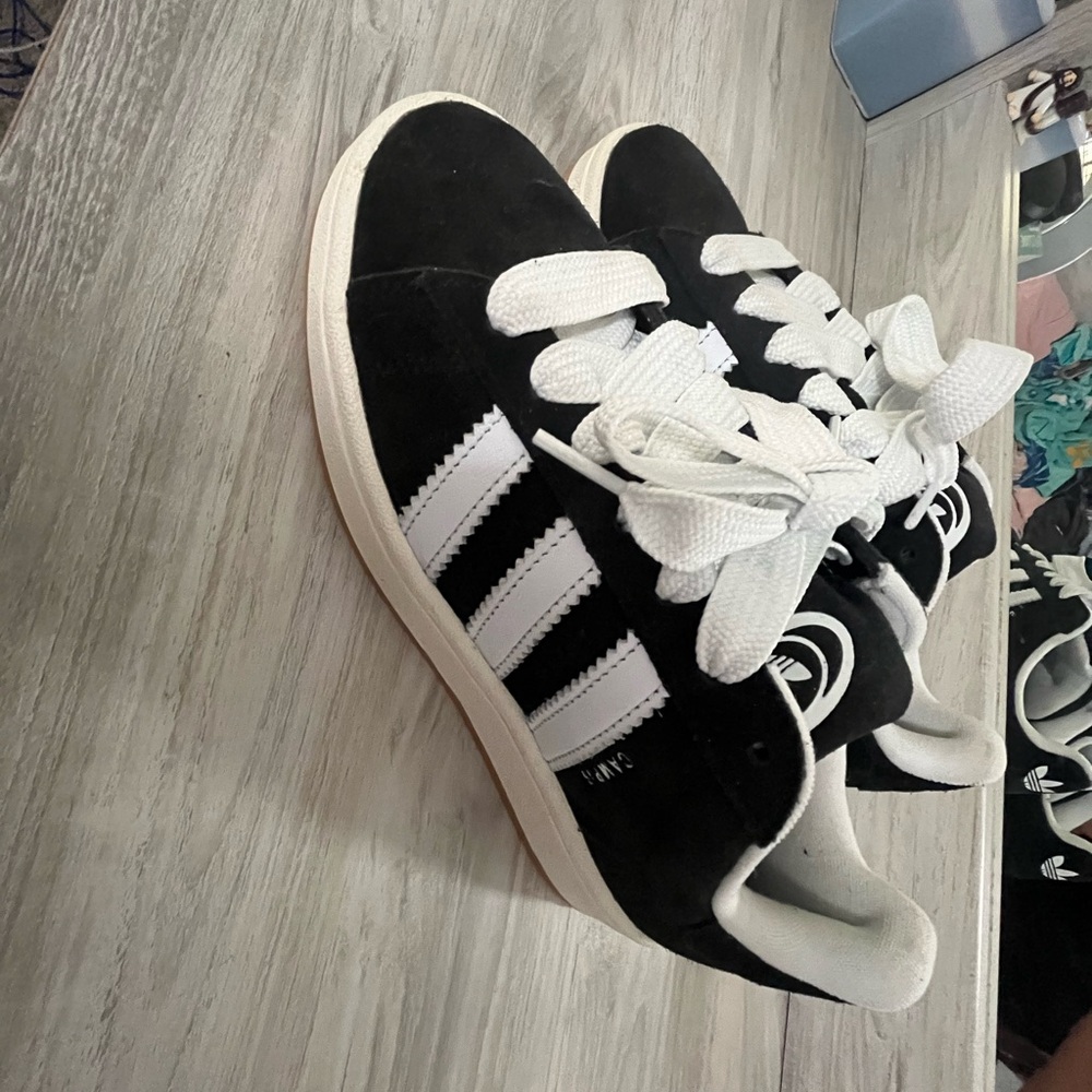 Adidas Classic Black and White Trainers